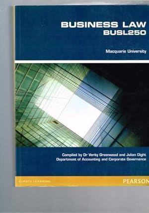 BUSL250 Business Law - 6th Edition