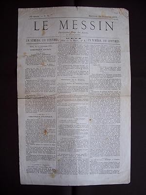Le Messin - N° 74 1870