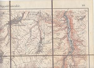 Dippoldiswalde [Meßtischblatt, zweifarbig, Nummer] 101, Maßstab 1 : 25000. Reichsamt für Landesau...