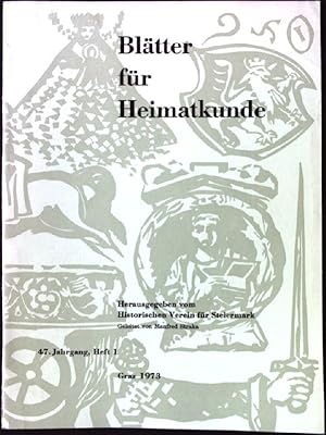 Seller image for Ein Jagdhaus Erzherzog Johannes; in: 47. Jahrgang, Heft 1; Die Bltter fr Heimatkunde for sale by books4less (Versandantiquariat Petra Gros GmbH & Co. KG)