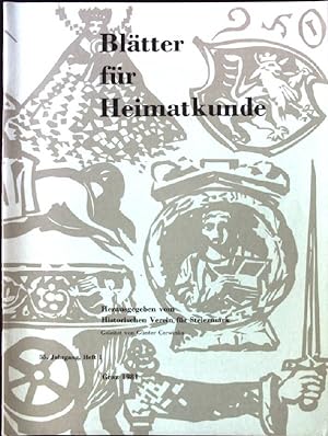 Seller image for Die Gemeindeschule in der Pfarre Weizberg vor 1869; in: 55. Jahrgang, Heft 1; Die Bltter fr Heimatkunde for sale by books4less (Versandantiquariat Petra Gros GmbH & Co. KG)
