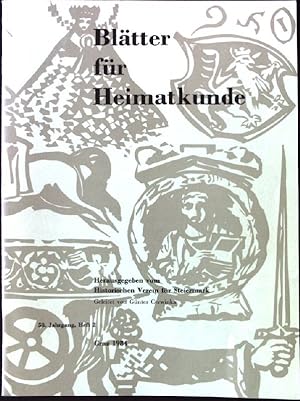 Seller image for Die steirische Eisenstrae; in: 58. Jahrgang, Heft 2; Die Bltter fr Heimatkunde for sale by books4less (Versandantiquariat Petra Gros GmbH & Co. KG)