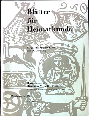 Seller image for Die Kroatische Militrgrenze im Jahre 1673; in: 55. Jahrgang, Heft 3/4; Die Bltter fr Heimatkunde for sale by books4less (Versandantiquariat Petra Gros GmbH & Co. KG)