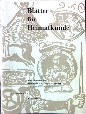 Seller image for Die Pest in Friederg; in: 65. Jahrgang, Heft 4; Die Bltter fr Heimatkunde for sale by books4less (Versandantiquariat Petra Gros GmbH & Co. KG)