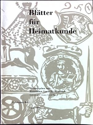 Seller image for Marie Tunner - eine vergessene "Idealistin der Tonkunst"; in: 57. Jahrgang, Heft 1; Die Bltter fr Heimatkunde for sale by books4less (Versandantiquariat Petra Gros GmbH & Co. KG)