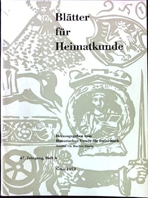 Seller image for Alte Wehrsttten um Wartberg; in: 47. Jahrgang, Heft 4; Die Bltter fr Heimatkunde for sale by books4less (Versandantiquariat Petra Gros GmbH & Co. KG)