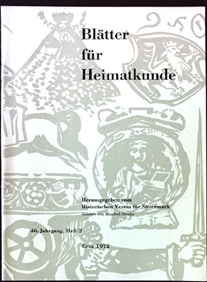 Seller image for Miniaturen. Bilder aus dem steirischen Lebensraum; in: 46. Jahrgang, Heft 2; Die Bltter fr Heimatkunde for sale by books4less (Versandantiquariat Petra Gros GmbH & Co. KG)