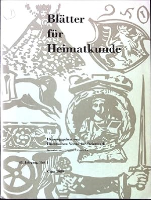 Seller image for Der "Anschluss" 1938 und seine Folgen im Bezirk Radkersburg; in: 63. Jahrgang, Heft 1; Die Bltter fr Heimatkunde for sale by books4less (Versandantiquariat Petra Gros GmbH & Co. KG)