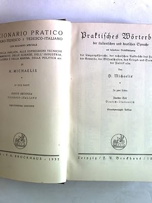 Praktisches Wörterbuch der italienischen und deutschen Sprache, Zweiter Teil, Deutsch - Italienis...