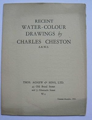 Imagen del vendedor de Recent Water-Colour Drawings By Charles Cheston. a la venta por Roe and Moore