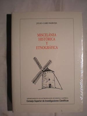 Miscelánea histórica y etnográfica.