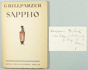 Sappho. Sorgespel i fem akter. Svensk tolkning av Allan Bergstrand.