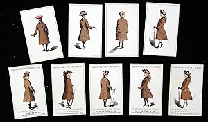 9 Different Promotional Cards depicting Young Girls Cloaks - Hartford Cloak Store -- Our Own Styles
