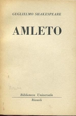 AMLETO (Collana B.U.R. N.248-249), Milano, Rizzoli Bur, 1951