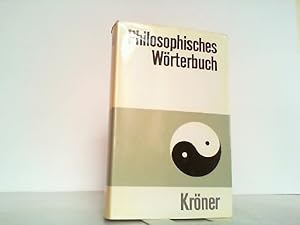 Bild des Verkufers fr Philosophisches Wrterbuch. Krners Taschenausgabe Band 13. zum Verkauf von Antiquariat Ehbrecht - Preis inkl. MwSt.