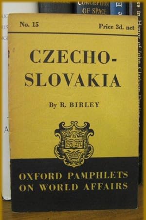Oxford Pamphlets on World Affairs, No. 15: Czechoslovakia