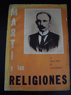 Imagen del vendedor de MARTI Y LAS RELIGIONES. CUBA a la venta por Lauso Books