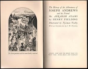 The History and Adventures of Joseph Andrews and his Friend Mr Abraham Adams. (Illustrated by Nor...