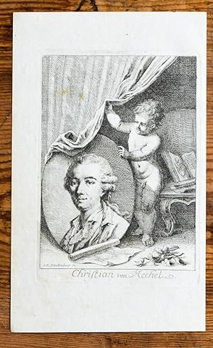 Bild des Verkufers fr Kupferstich-Portrt von Schellenberg. Christian von Mechel. zum Verkauf von Antiquariat Thomas Rezek
