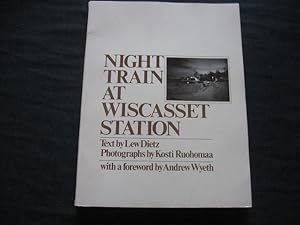 Imagen del vendedor de Night Train at Wiscasset Station [ Stated First Edition ] a la venta por Works on Paper