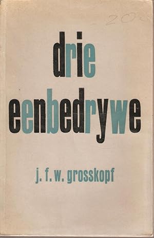 Imagen del vendedor de Drie Eenbedrywe - Vir Een Aand a la venta por Snookerybooks