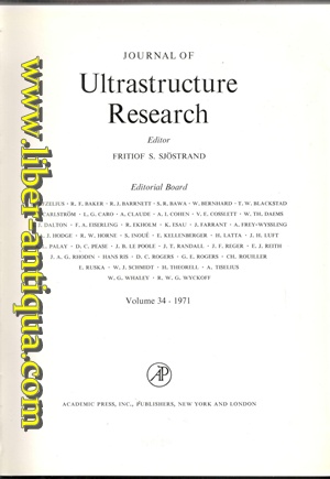 Journal of Ultrastructure Research - Volume 34 - 1971