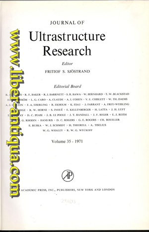 Journal of Ultrastructure Research - Volume 35 - 1971