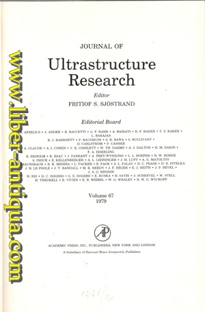 Journal of Ultrastructure Research - Volume 67 - 1979