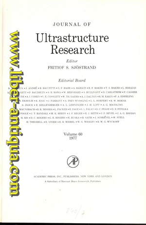 Journal of Ultrastructure Research - Volume 60 - 1977