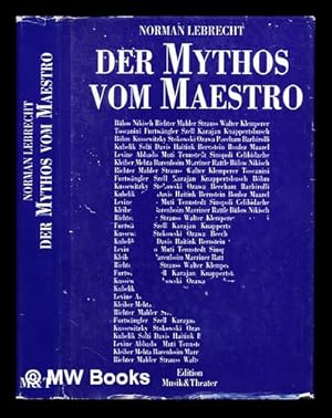 Bild des Verkufers fr Der Mythos vom Maestro zum Verkauf von MW Books