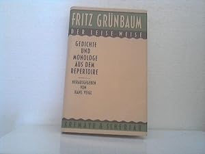 Der leise Weise. - Gedichte und Monologe aus dem Repertoire. Hrsg. von Hans Veigl.