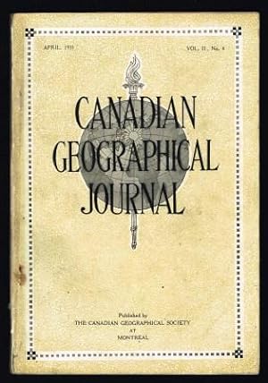 Imagen del vendedor de Canadian Geographical Journal, April 1931 a la venta por Antiquarius Booksellers