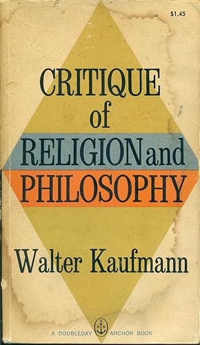 Seller image for CRITQUE OF RELIGION AND PHILOSOPHY for sale by 100POCKETS