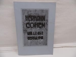 Hermann Cohen (1842 - 1918) : Kantinterpret, Begründer der "Marburger Schule", jüdischer Religion...