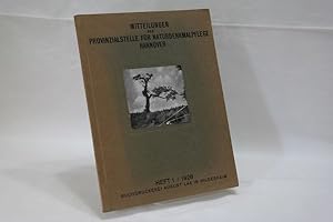 Mitteilungen der Provinzialstelle für Naturdenkmalpflege Hannover Heft 1