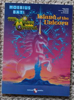 Seller image for ISLAND OF THE UNICORN (THE MAGIC CRYSTAL #2) Graphic Novel Series, Sword & Sorcery Collection (English Lanuage version). for sale by Comic World
