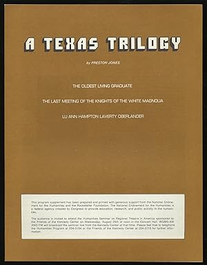 Immagine del venditore per A Texas Trilogy: The Oldest Living Graduate, The Last Meeting of the Knights of the White Magnolia, Lu Ann Hampton Laverty Oberlander venduto da Between the Covers-Rare Books, Inc. ABAA