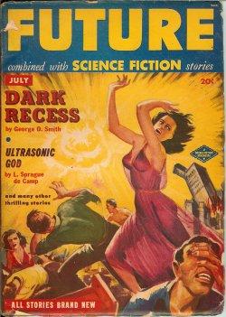 Bild des Verkufers fr FUTURE Combined with Science Fiction Stories: July 1951 zum Verkauf von Books from the Crypt