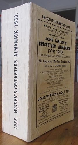 John Wisden's Cricketers' Almanack for 1933