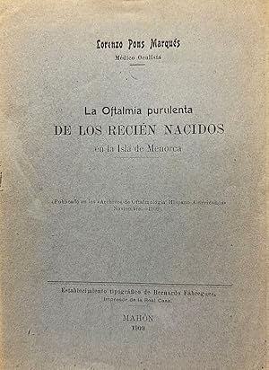 La oftalmia purulenta de los recién nacidos en la isla de Menorca.