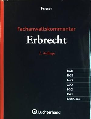 Seller image for Fachanwaltskommentar Erbrecht for sale by books4less (Versandantiquariat Petra Gros GmbH & Co. KG)