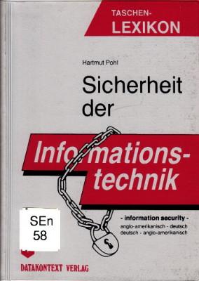 Taschenlexikon Sicherheit der Informationstechnik (information security). Anglo-amerikanisch/deut...