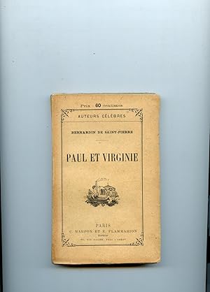 Bild des Verkufers fr PAUL ET VIRGINIE. zum Verkauf von Librairie CLERC