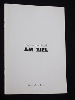 Imagen del vendedor de Programmheft Maxim Gorki Theater 1994/ 95. AM ZIEL von Thomas Bernhard. Insz.: Karl Gassauer, Ausstattung: Helga Leue. Mit Ursula Werner, Katka Kurze, Nils Brck und Gisela Bohmann a la venta por Fast alles Theater! Antiquariat fr die darstellenden Knste