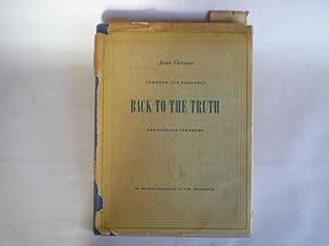 Immagine del venditore per Back to the Truth: Two Genuine Vermers venduto da Camilla's Bookshop