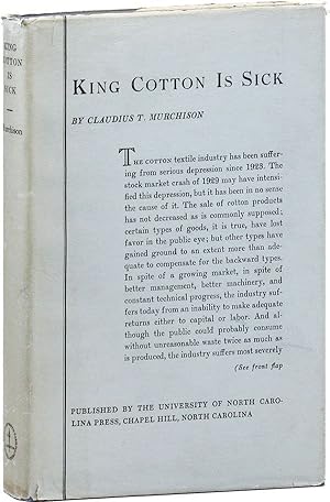Seller image for King Cotton Is Sick for sale by Lorne Bair Rare Books, ABAA
