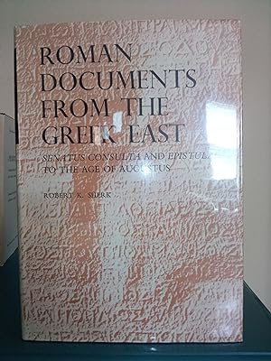 Seller image for Roman Documents From the Greek East: 'Senatus Consulta and Epistulae' to the Age of Augustus for sale by Library of Religious Thought