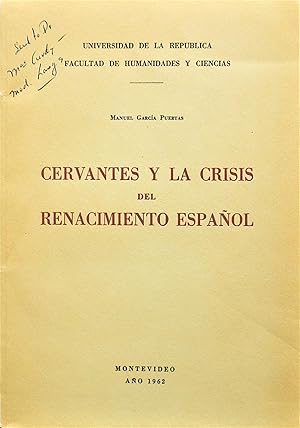 Cervantes y La Crisis Del Renacimiento Español