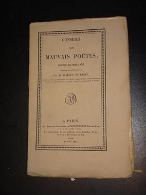 Conseils aux mauvais poètes, poème de Mir Taki