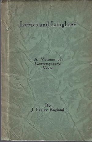 Seller image for Lyrics and Laughter : A Volume of Contemporary Verse for sale by The Ridge Books
